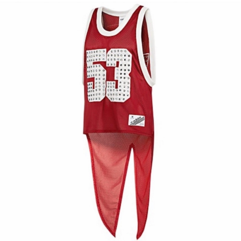 Rare Jeremy Scott Adidas Chrystal Embellished Number 53